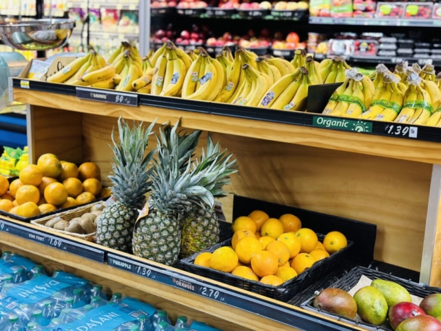 Sol Foods Produce Selection - All the Bananas, Pineapples, Oranges, Mangos, Kiwis